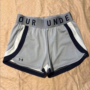 Under Armour Gray Athletic Shorts Lightweight with Pockets